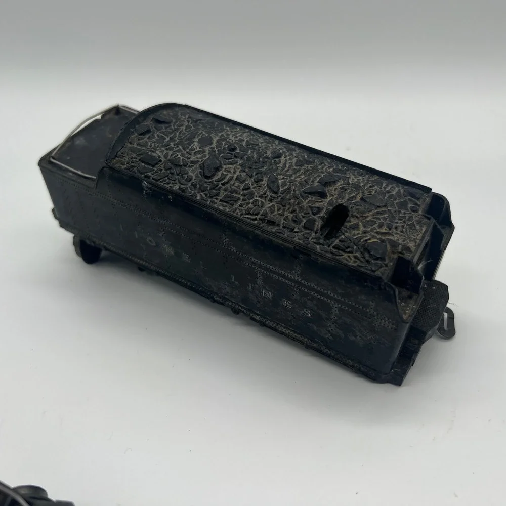 Lionel 1666 Steam Locomotive and 2466W Gauge Vintage Train Black AS IS